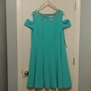 Studio One 18W turquoise dress